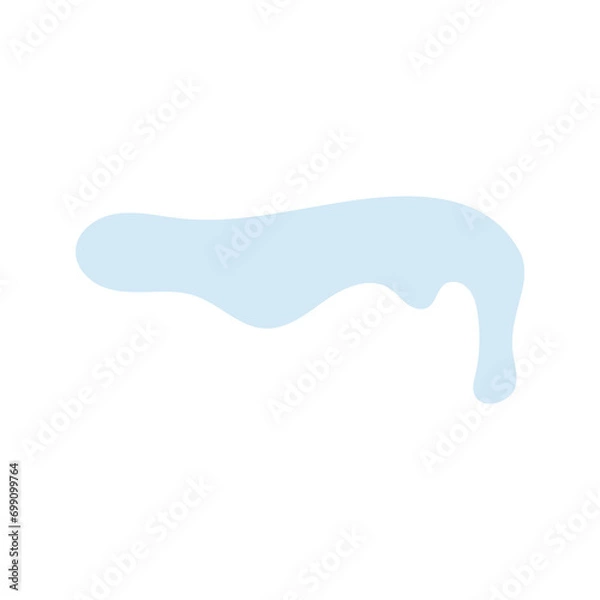 Fototapeta Snowy elements on winter background Vector created cartoon pattern for your design. Snow falls and animated snowflakes. flowing water, flow, liquid