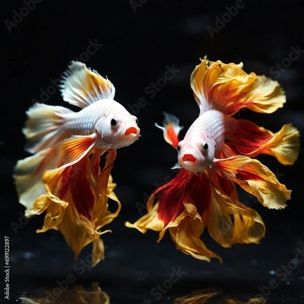 Obraz a pair of doves generated Ai