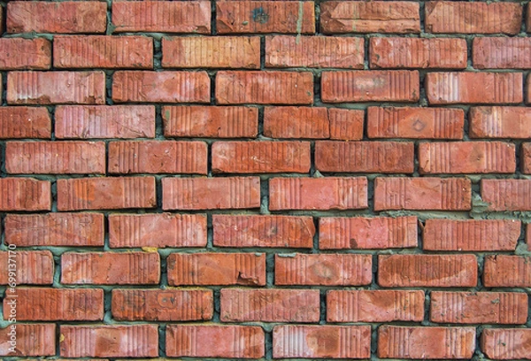 Obraz red brick wall