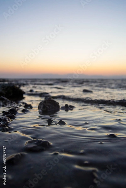 Fototapeta sunset on the beach