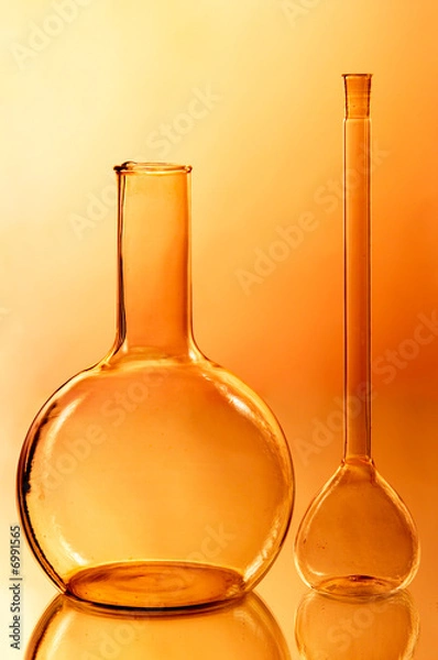 Obraz transparent flasks