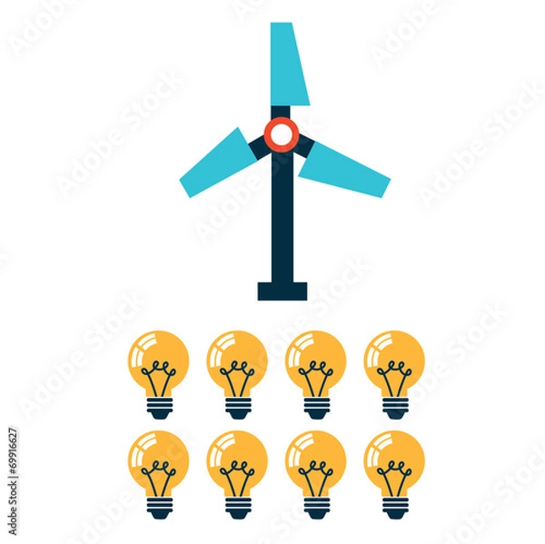 Fototapeta energy design