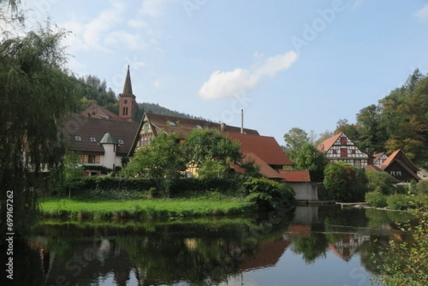 Fototapeta Schiltach, Schwarzwald 
