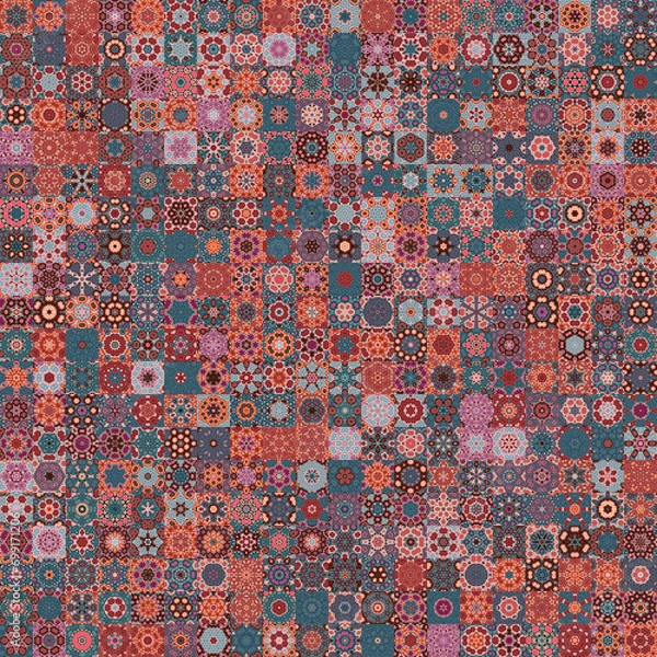 Obraz Vintage style seamless pattern background.