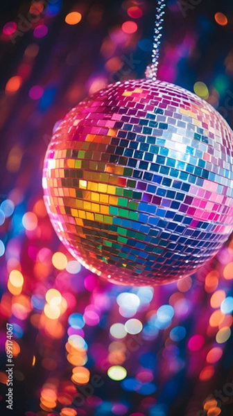 Obraz disco ball and lights