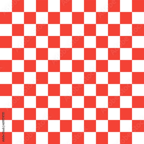 Fototapeta Red checker pattern. checker pattern vector. checker pattern. Decorative elements, floor tiles, wall tiles, bathroom tiles, swimming pool tiles.