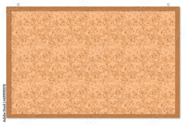Obraz cork board large empty realistic