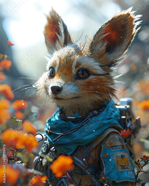 Fototapeta Cyber Pet, cybernetically enhanced animals and insects.