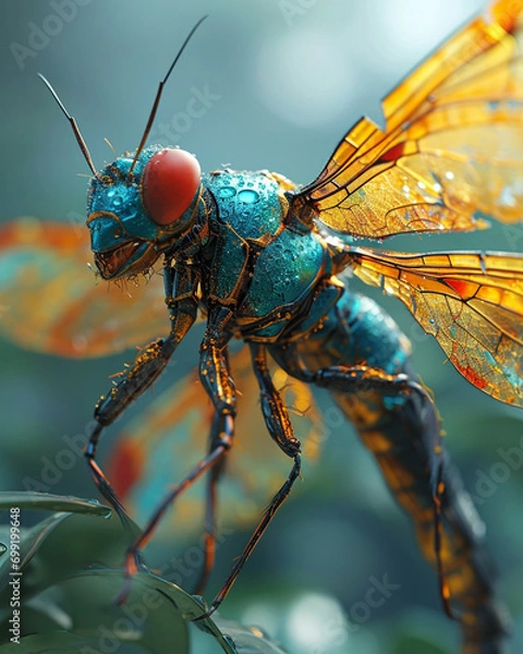 Fototapeta Cyber Pet, cybernetically enhanced animals and insects.