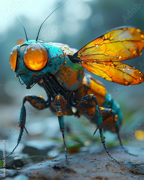 Fototapeta Cyber Pet, cybernetically enhanced animals and insects.