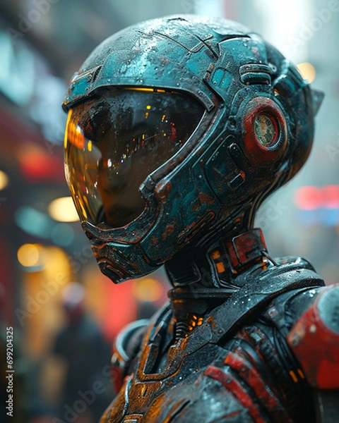 Fototapeta Cyber Warrior