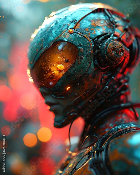 Fototapeta Cyber Warrior