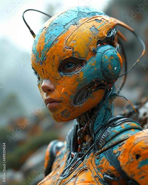 Fototapeta Cyber Warrior