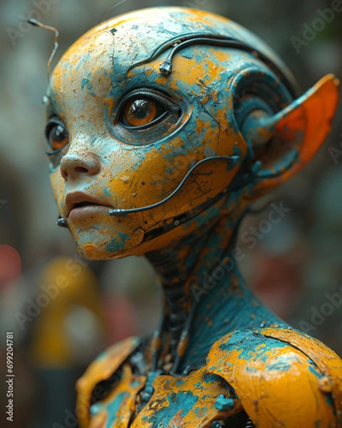 Fototapeta Cyber Warrior