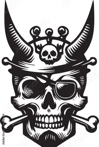 Obraz Skull Vector 