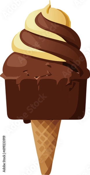 Fototapeta ice cream cone