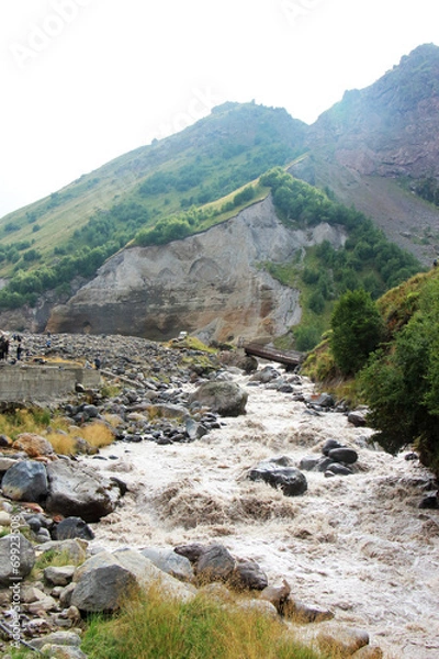 Fototapeta Горная река