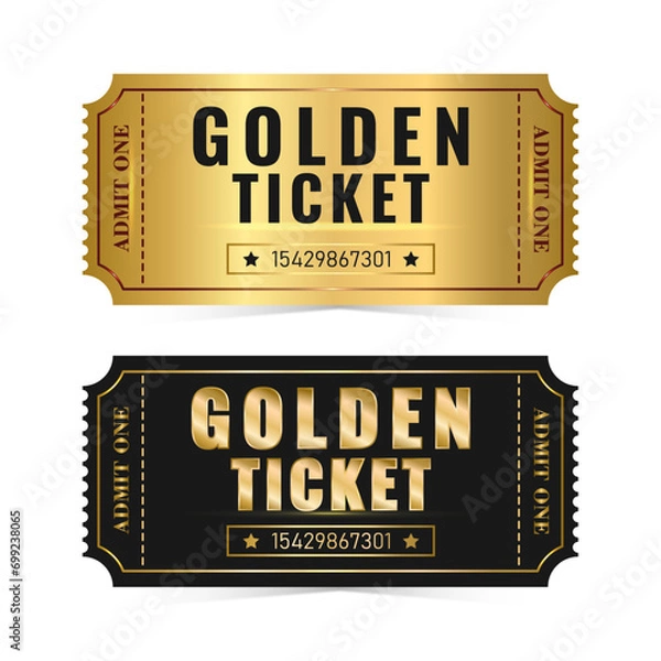 Obraz Golden Ticket 