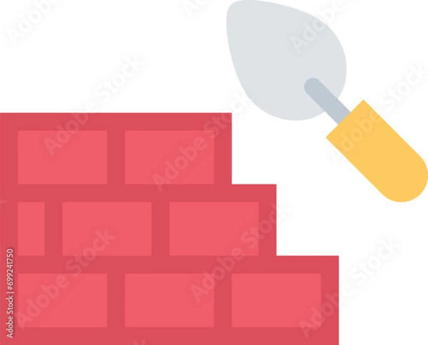 Fototapeta design vector image icons brick wall