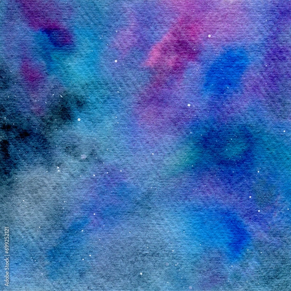 Fototapeta abstract watercolor multicolored sky background