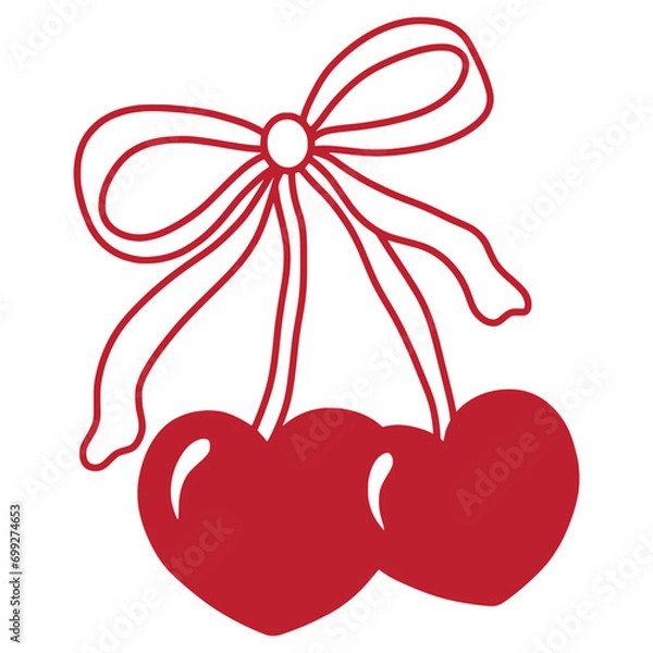 Obraz Heart Cherries