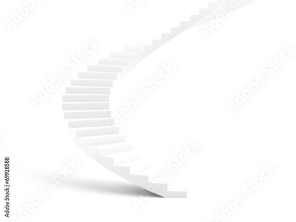 Obraz schody kręcone