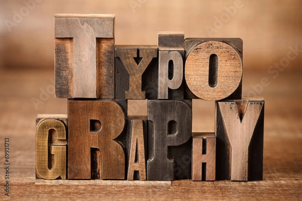 Obraz Typografia