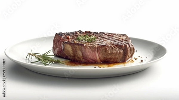 Obraz Beef Steack on a Plate