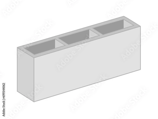 Obraz Partition block - Concretes block 