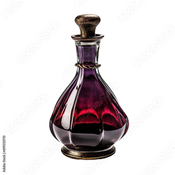 Obraz potion flask, transparent background, isolated image, generative AI