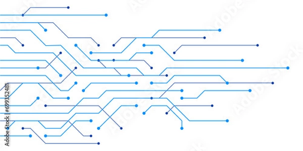 Fototapeta abstract circuit board pattern