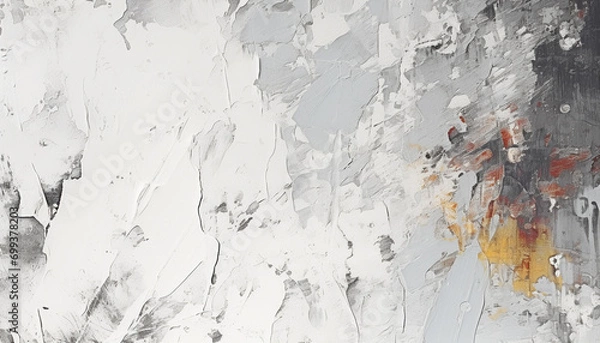 Fototapeta Abstract pattern on old wall creates vibrant colors generated by AI