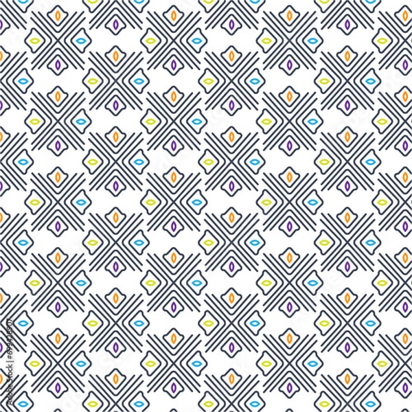 Obraz Seamless modern geometric repeating pattern