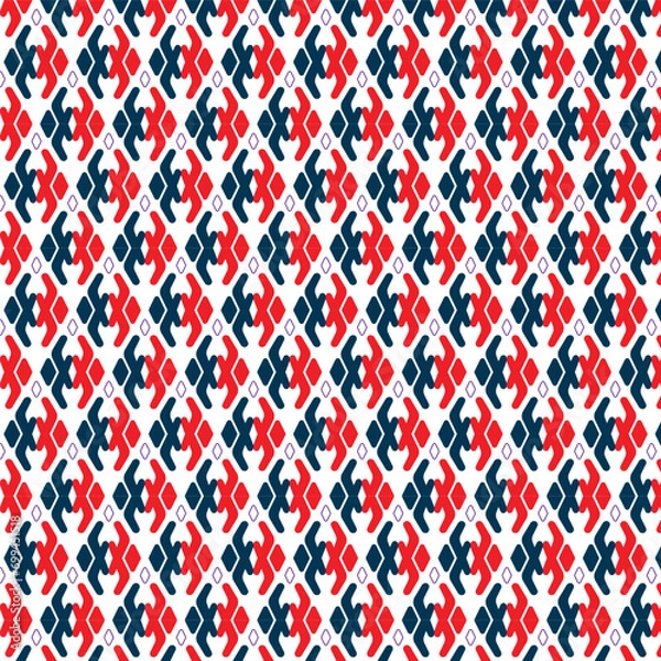 Obraz Seamless modern geometric repeating pattern