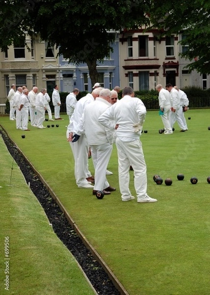 Obraz playing bowls