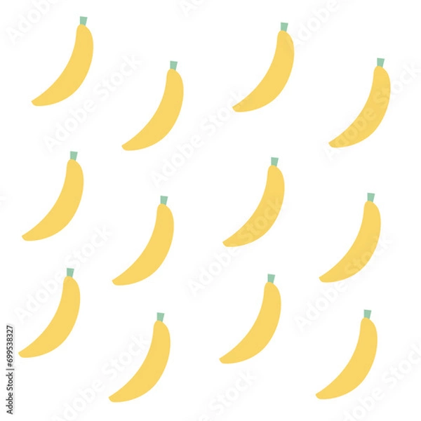 Obraz Banana Fruit Seamless Pattern
