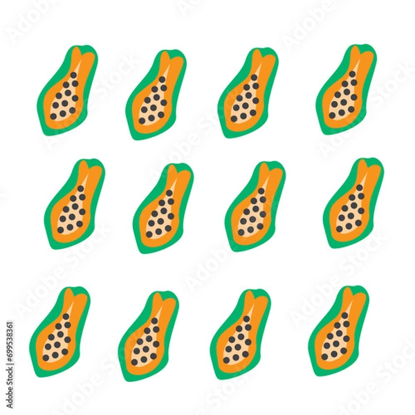 Obraz Fruit Seamless Pattern