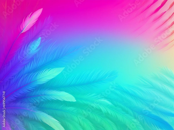 Obraz Feather aesthetic color pattern background
feather background,