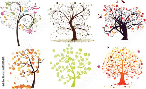 Obraz tree with flowers