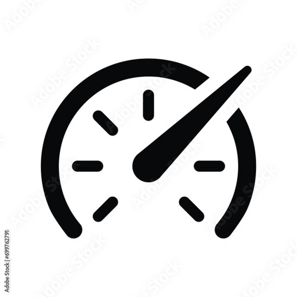 Obraz Speedometer, speed, dashboard icon