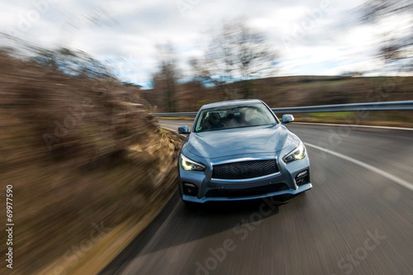 Obraz jazda samochodem