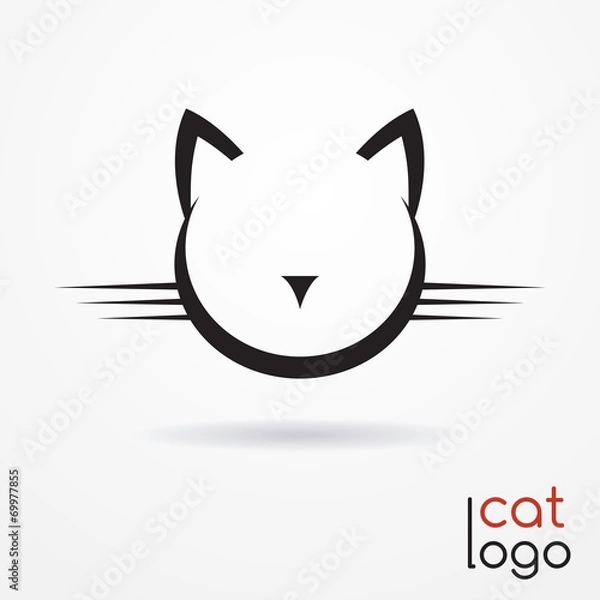 Fototapeta Cat logo