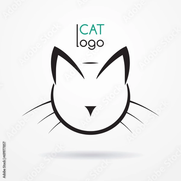 Fototapeta Cat logo