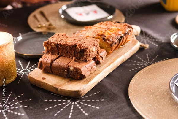 Obraz Brownie and cake