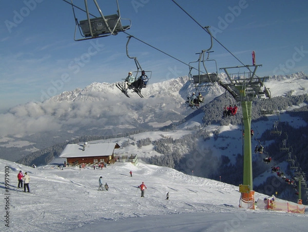 Obraz skifahren 1493