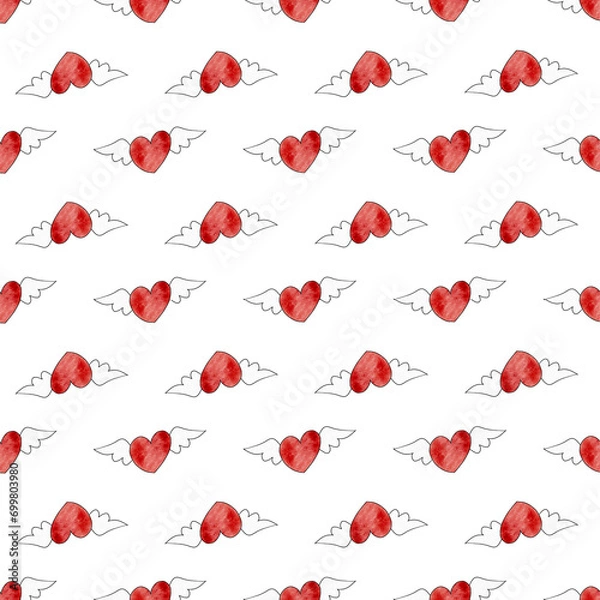 Obraz Heart with wings 