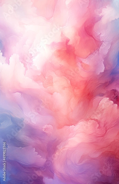 Obraz Abstract watercolor background Generative AI