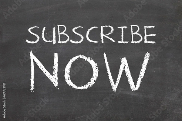 Obraz subscribe now