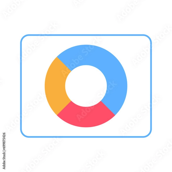 Obraz business graph chart with arrow	