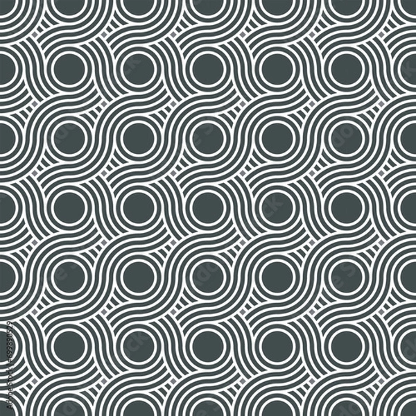 Fototapeta Simple colorful geometry background.Vector illustration.